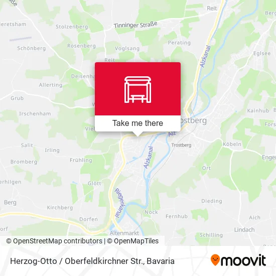 Карта Herzog-Otto / Oberfeldkirchner Str.