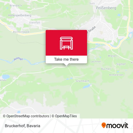 Bruckerhof map