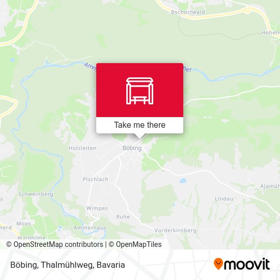 Böbing, Thalmühlweg map