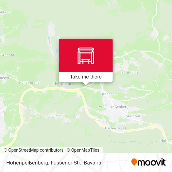 Карта Hohenpeißenberg, Füssener Str.