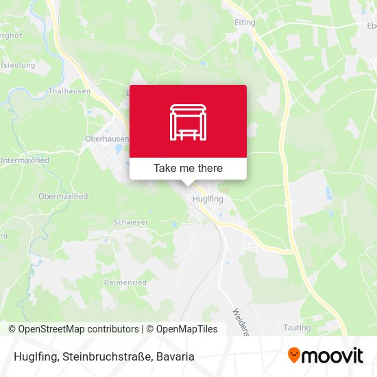Huglfing, Steinbruchstraße map