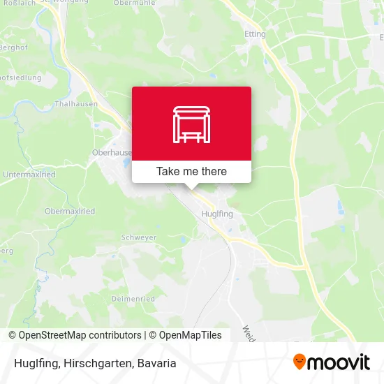 Карта Huglfing, Hirschgarten