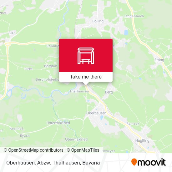 Oberhausen, Abzw. Thalhausen map