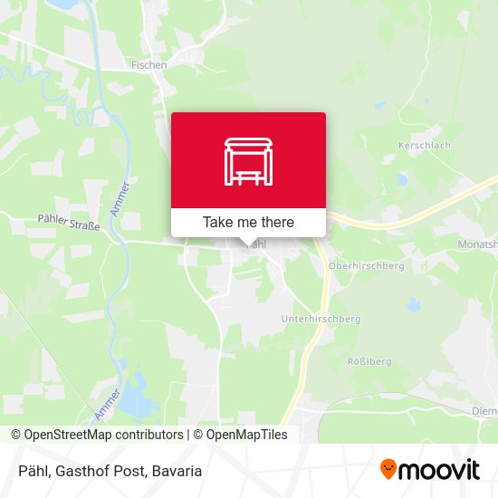 Pähl, Gasthof Post map