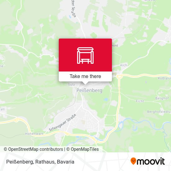 Peißenberg, Rathaus map