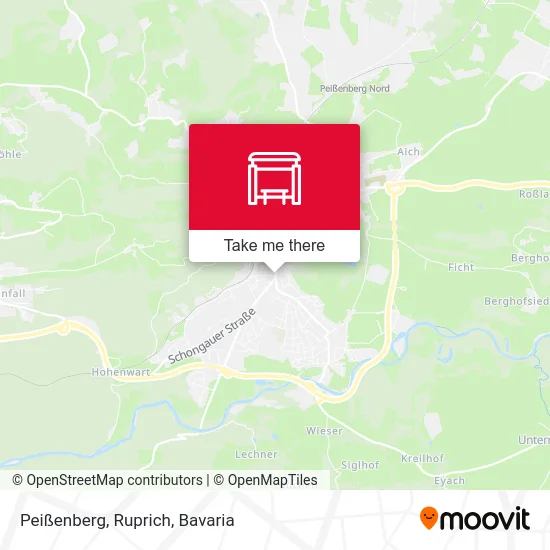 Карта Peißenberg, Ruprich