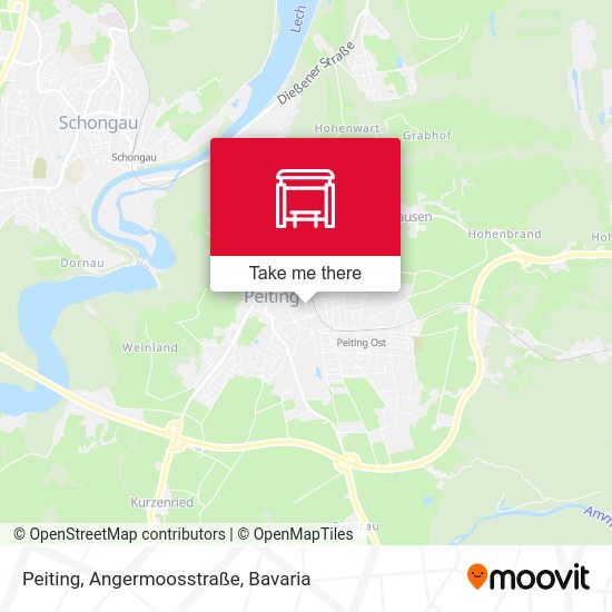 Peiting, Angermoosstraße map