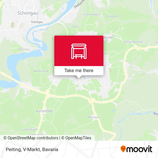 Карта Peiting, V-Markt