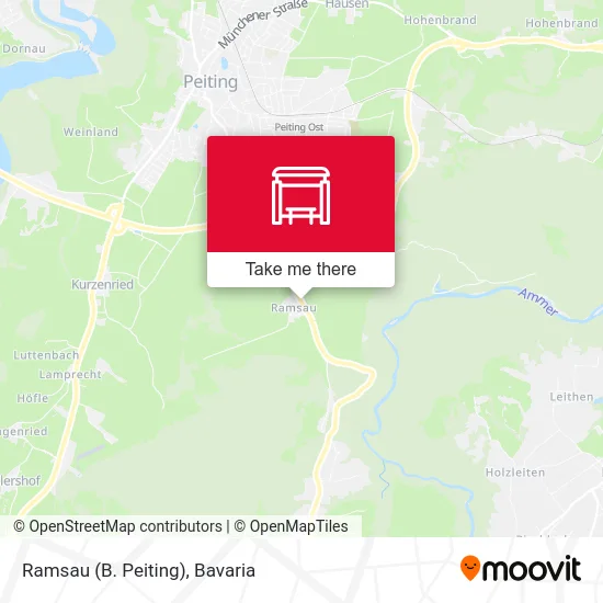 Карта Ramsau (B. Peiting)