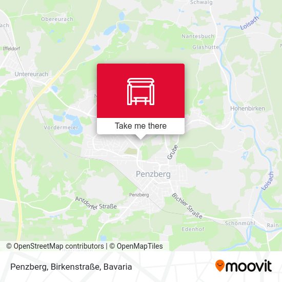 Penzberg, Birkenstraße map
