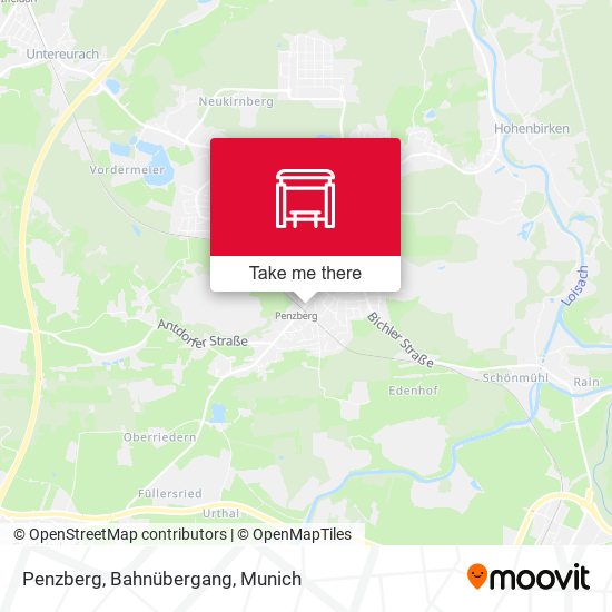 Penzberg, Bahnübergang map