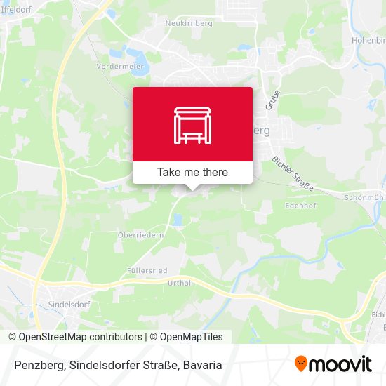 Penzberg, Sindelsdorfer Straße map