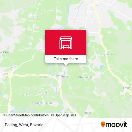 Карта Polling, West