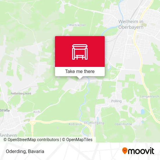 Карта Oderding