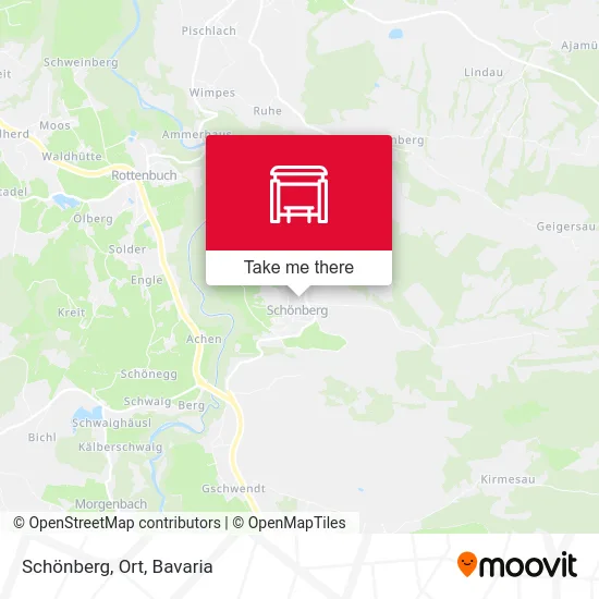 Карта Schönberg, Ort