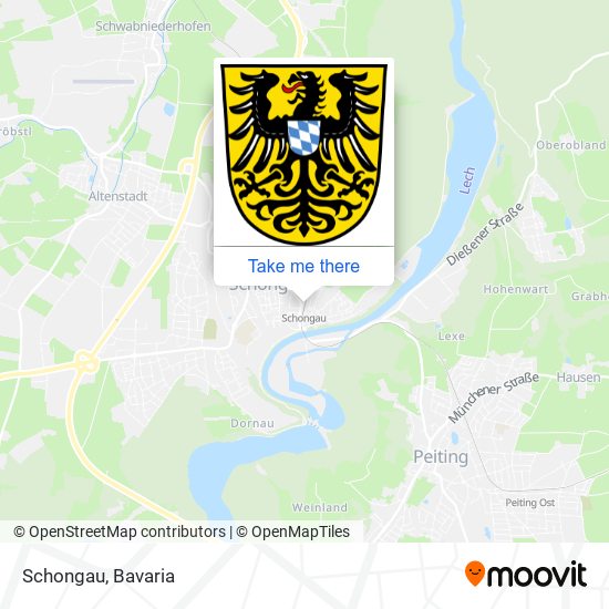 Карта Schongau