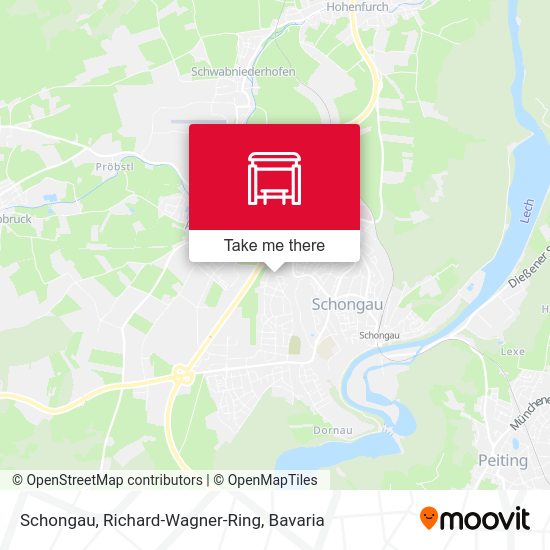 Schongau, Richard-Wagner-Ring map