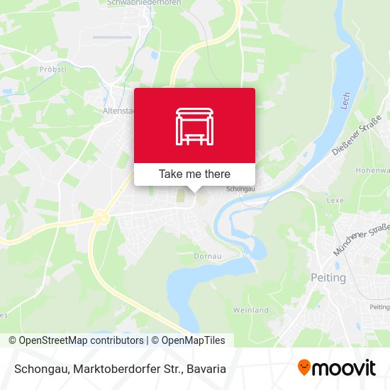 Schongau, Marktoberdorfer Str. map