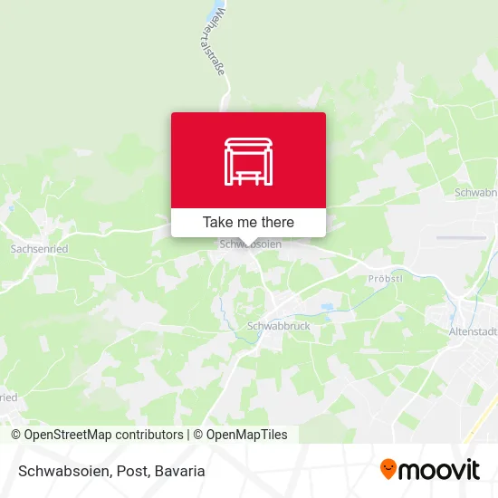 Карта Schwabsoien, Post