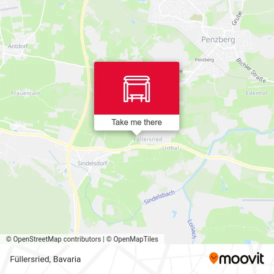 Карта Füllersried