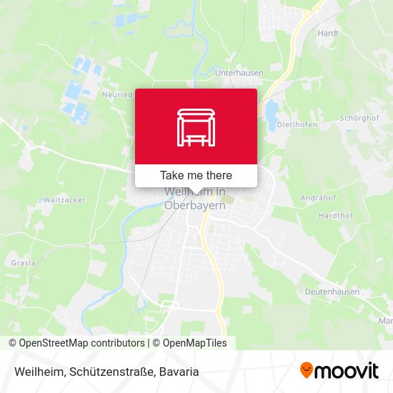 Weilheim, Schützenstraße map