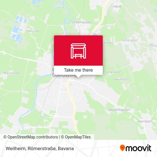 Weilheim, Römerstraße map