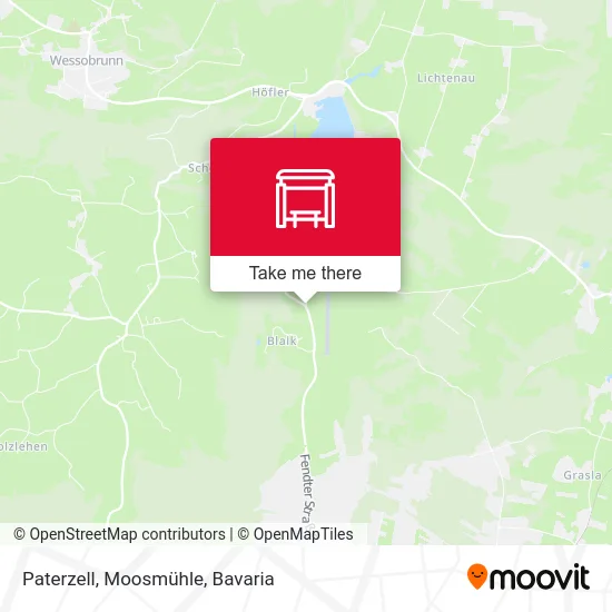 Карта Paterzell, Moosmühle