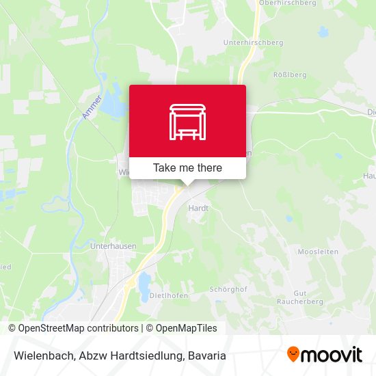 Wielenbach, Abzw Hardtsiedlung map