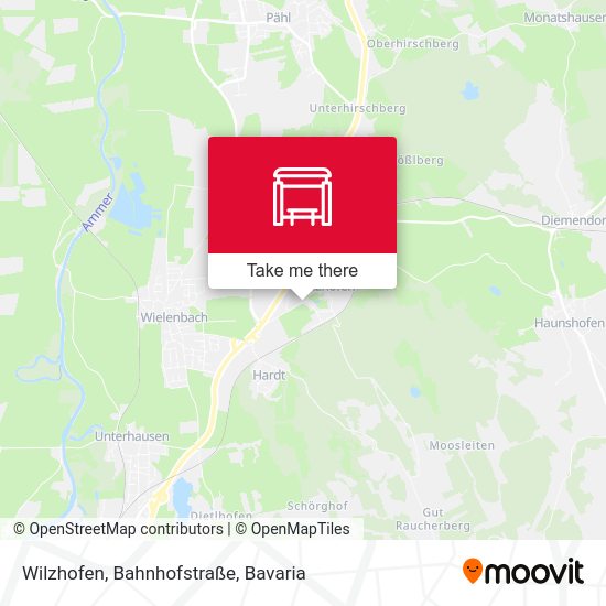 Wilzhofen, Bahnhofstraße map
