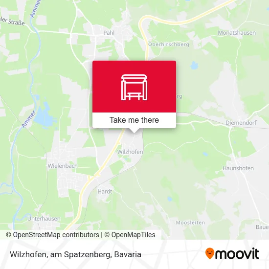 Карта Wilzhofen, am Spatzenberg