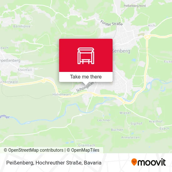 Карта Peißenberg, Hochreuther Straße