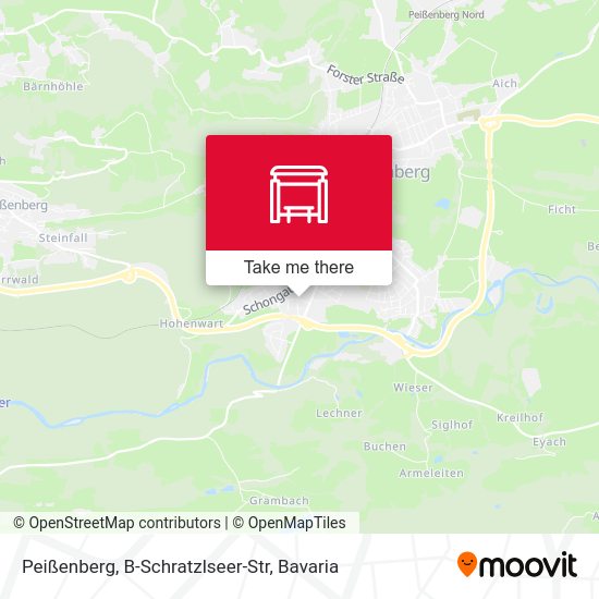 Peißenberg, B-Schratzlseer-Str map