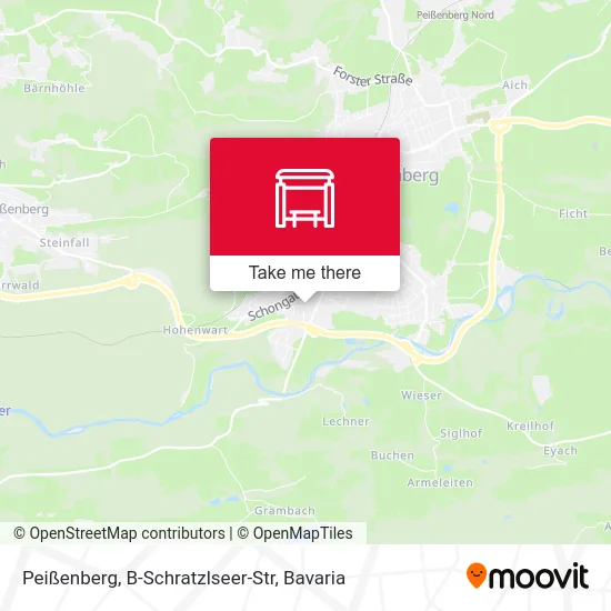Карта Peißenberg, B-Schratzlseer-Str