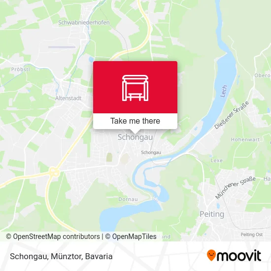 Карта Schongau, Münztor