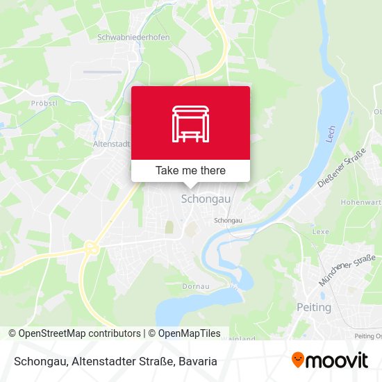Schongau, Altenstadter Straße map