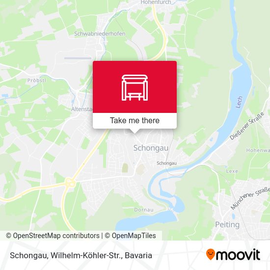 Schongau, Wilhelm-Köhler-Str. map