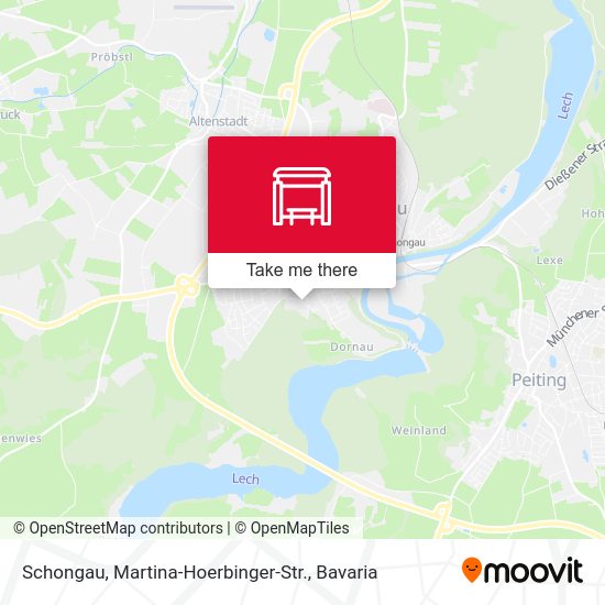 Schongau, Martina-Hoerbinger-Str. map