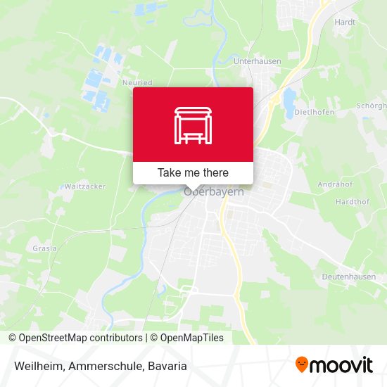 Карта Weilheim, Ammerschule