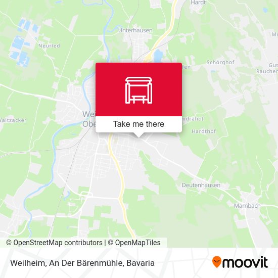 Weilheim, An Der Bärenmühle map