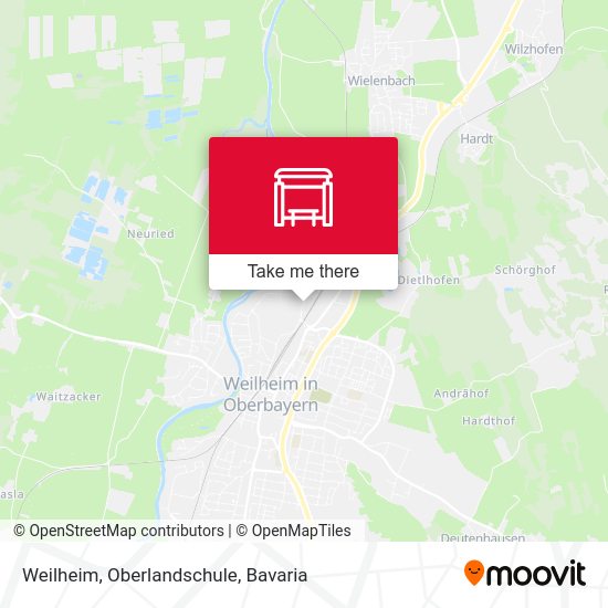 Weilheim, Oberlandschule map