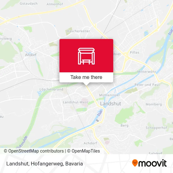 Карта Landshut, Hofangerweg