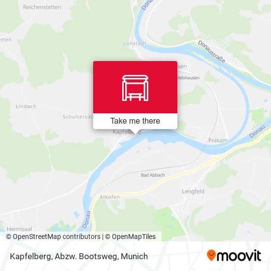 Kapfelberg, Abzw. Bootsweg map
