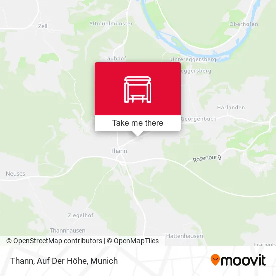 Карта Thann, Auf Der Höhe
