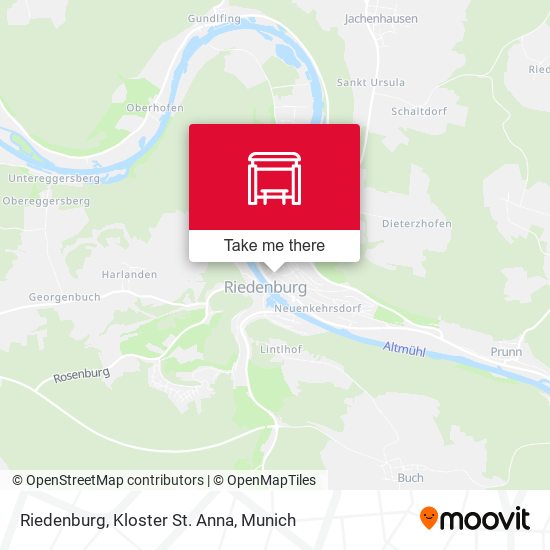 Riedenburg, Kloster St. Anna map