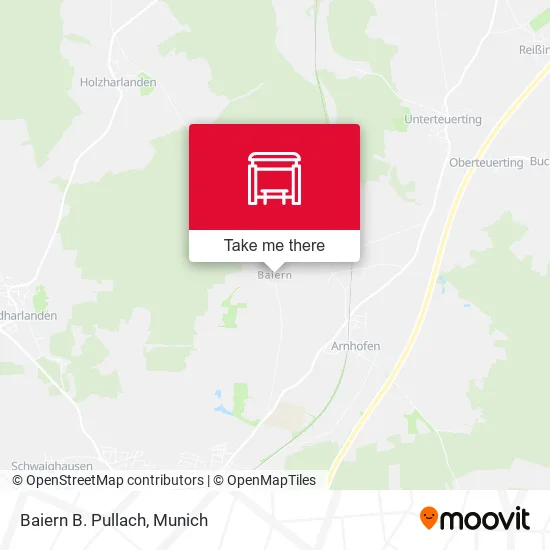 Карта Baiern B. Pullach