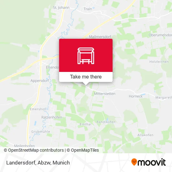 Карта Landersdorf, Abzw