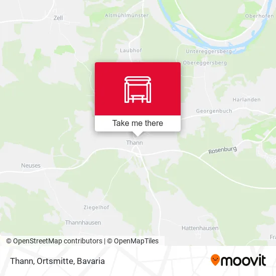 Карта Thann, Ortsmitte