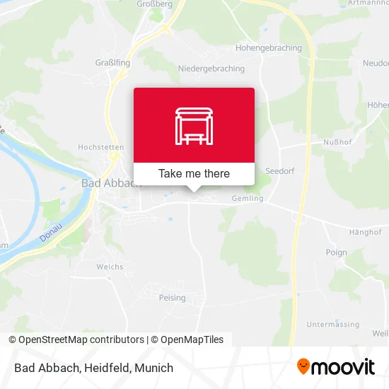 Bad Abbach, Heidfeld map