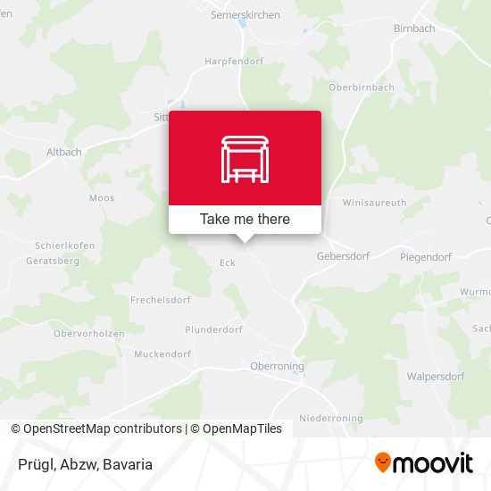 Prügl, Abzw map