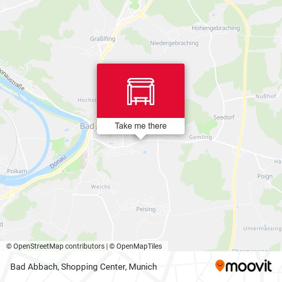 Bad Abbach, Shopping Center map